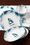 Hermia Set de desayuno Kardan Adam de 16 piezas en porcelana